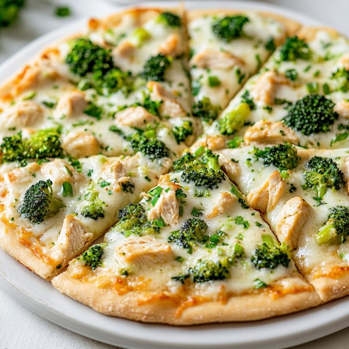 Chicken Alfredo Pizza