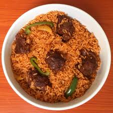 NY Jollof Rice & Beef